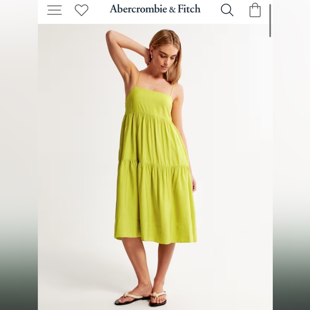 NWOT Abercrombie Midi Trapeze Dress